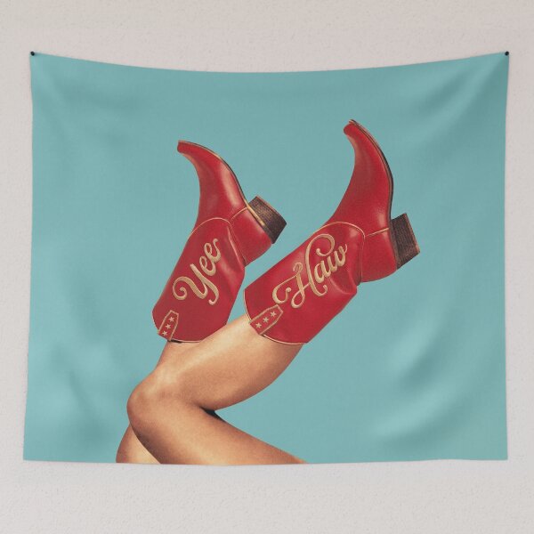 Item preview, These Boots - Yee haw Cherry Red designed and sold by Vertigo Artography.