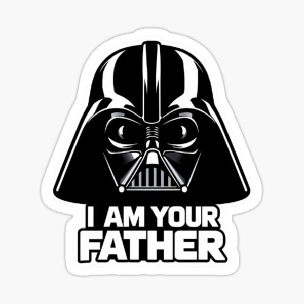 Item preview, Darth Vader Helmet design with Iconic 'I Am Your Father' Quote designed and sold by DITCHB .