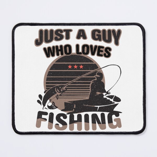 Item preview,  JUST A GUY WHO LOVES FISHING VINTAGE designed and sold by Arihanedesigner.