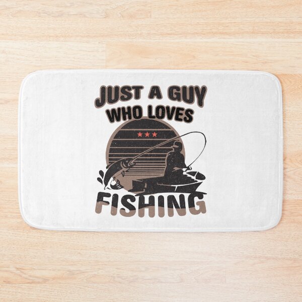 Item preview,  JUST A GUY WHO LOVES FISHING VINTAGE designed and sold by Arihanedesigner.