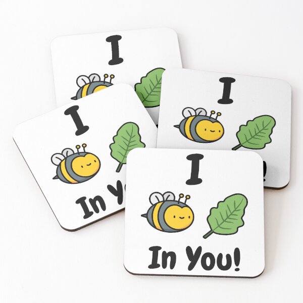 Item preview, I bee leaf in you! Cute Motivational Pun designed and sold by PMCreative.