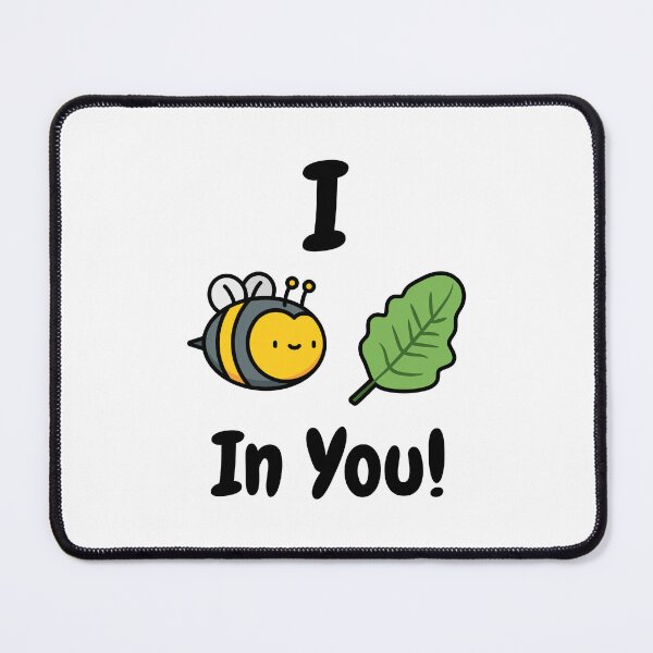 Item preview, I bee leaf in you! Cute Motivational Pun designed and sold by PMCreative.