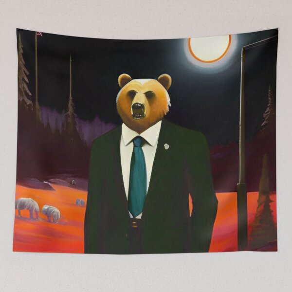 Item preview, Grizzly Bear in a Sharp Suit designed and sold by GrizzlyCollective.