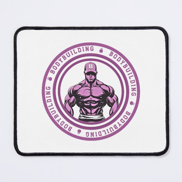 Item preview, Bodybuilding, violet and white logo effect graphics designed and sold by silent-violin.