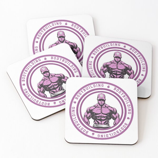 Item preview, Bodybuilding, violet and white logo effect graphics designed and sold by silent-violin.