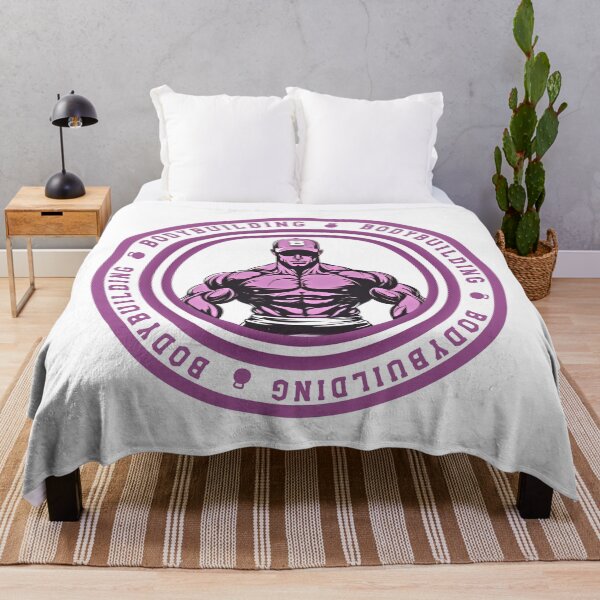 Item preview, Bodybuilding, violet and white logo effect graphics designed and sold by silent-violin.
