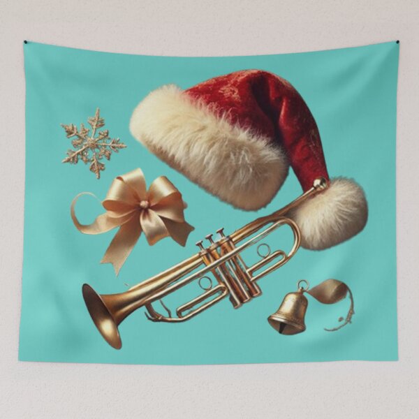 Item preview, Trumpet Sounds Spread Christmas Joy designed and sold by annenambiro.