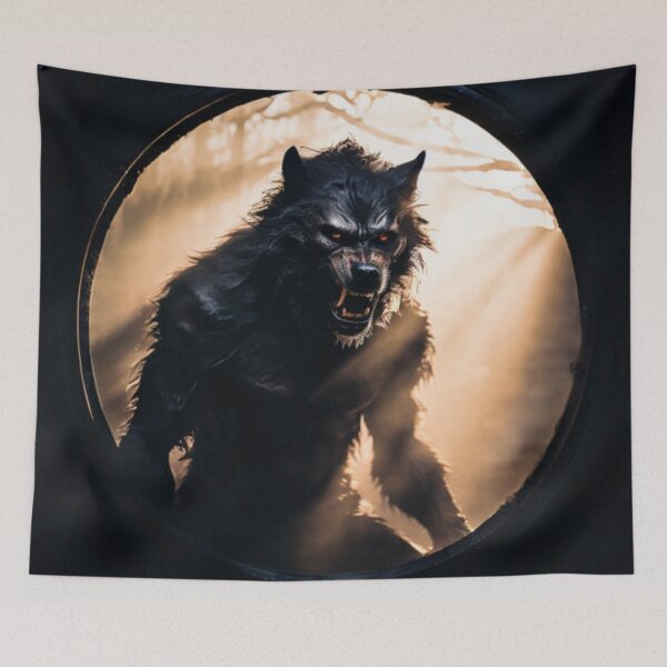 Item preview, Werewolf Art Halloween designed and sold by Planetporridge.
