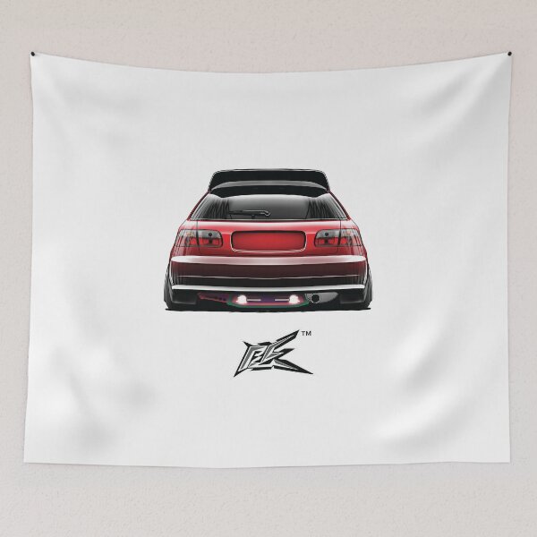 Item preview, civic eg rear colorshift red black   designed and sold by NaquashM.
