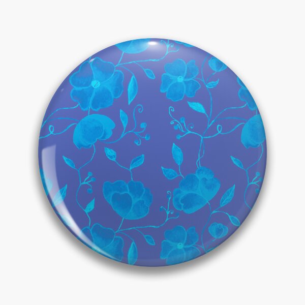 Item preview, Blue Infinite Flowers designed and sold by CatandColours.