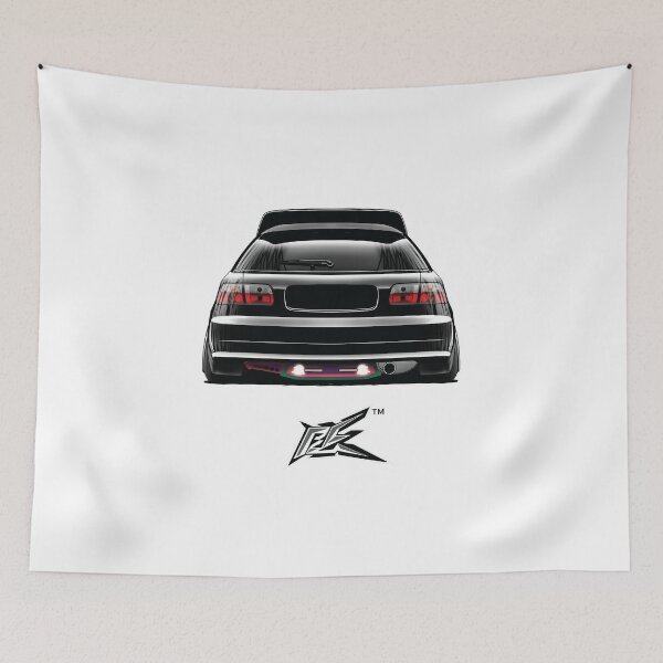 Item preview, civic eg rear black  designed and sold by NaquashM.