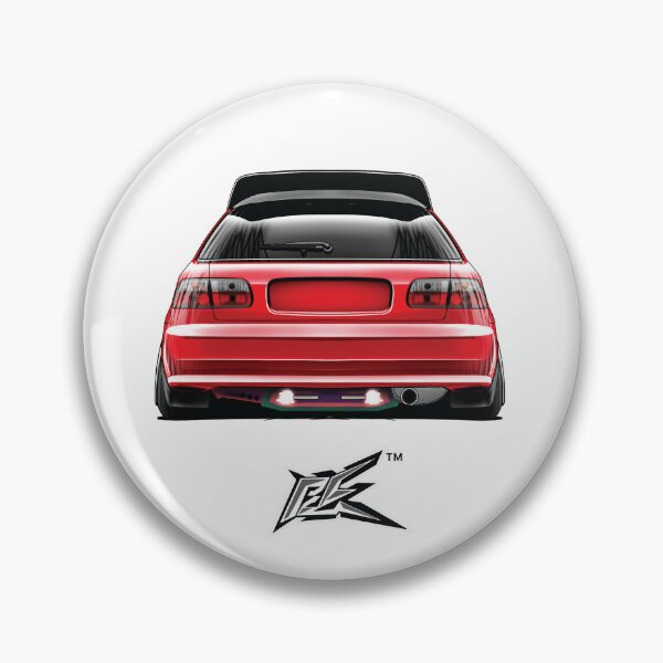 Item preview, civic eg rear red designed and sold by NaquashM.