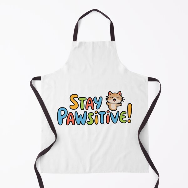 Item preview, Stay Powsitive! Cute Inspirational Cat designed and sold by PMCreative.