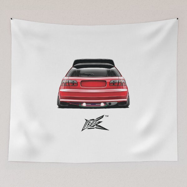 Item preview, civic eg rear red designed and sold by NaquashM.