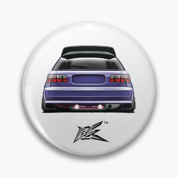 Item preview, civic eg rear purple  designed and sold by NaquashM.