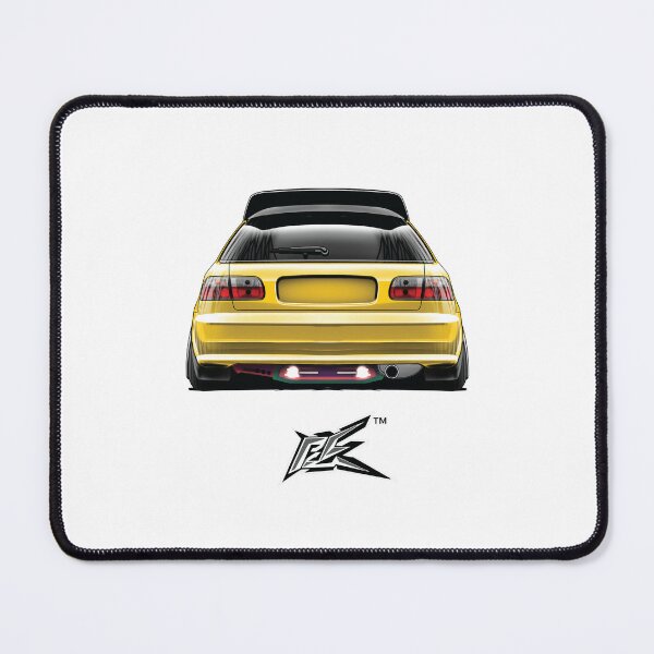 Item preview, civic eg rear yellow  designed and sold by NaquashM.