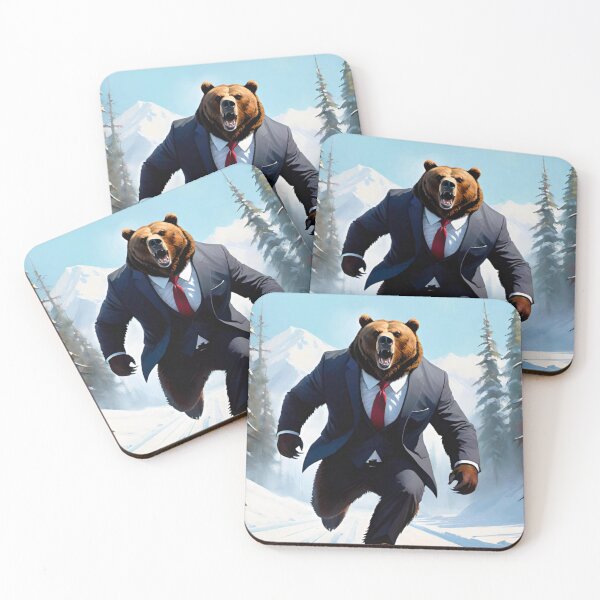 Item preview, The Suited Grizzly: Business Meets Wild designed and sold by GrizzlyCollective.
