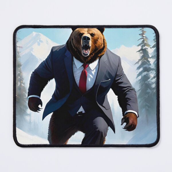 Item preview, The Suited Grizzly: Business Meets Wild designed and sold by GrizzlyCollective.