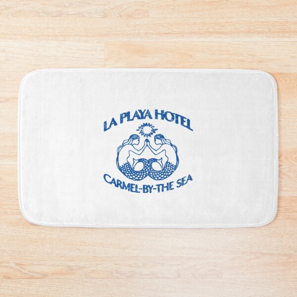 Item preview, 1980s La Playa Hotel - Steve Jobs - blue print - worn, aged print  designed and sold by retropetrol.
