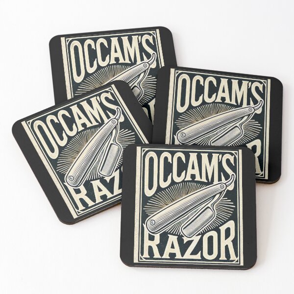 Item preview, Occam's Razor - Vintage Straight Razor T-Shirt | Minimalist Philosophy Design designed and sold by MaSzStyle.