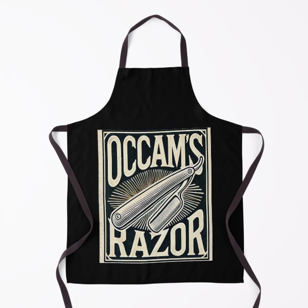 Item preview, Occam's Razor - Vintage Straight Razor T-Shirt | Minimalist Philosophy Design designed and sold by MaSzStyle.