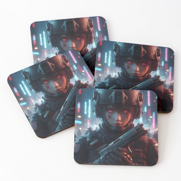 Item preview, Female Soldier of the Future designed and sold by GalleryBrisArt.