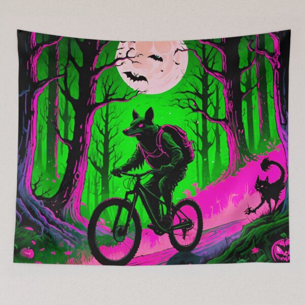 Item preview, Spooky Shredders: Halloween Animals Biking Adventure designed and sold by GrizzlyCollective.