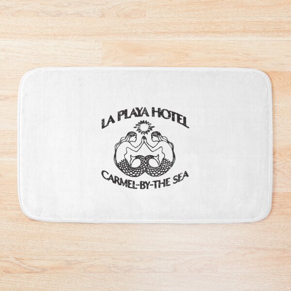 Item preview, 1980s La Playa Hotel - Steve Jobs - black print - worn, aged print  designed and sold by retropetrol.
