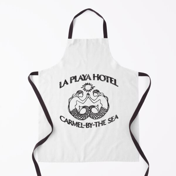 Item preview, 1980s La Playa Hotel - Steve Jobs - black print - worn, aged print designed and sold by retropetrol.