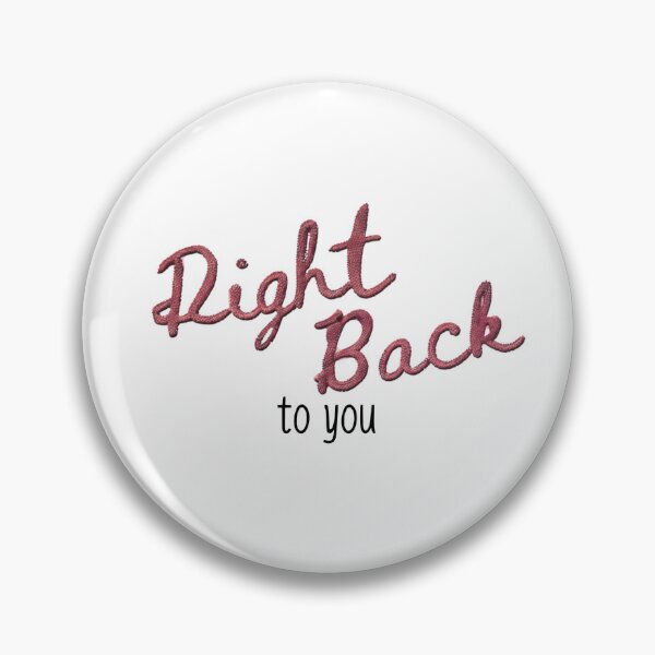 Item preview, Right Back Logo designed and sold by PlaneJaneBand.