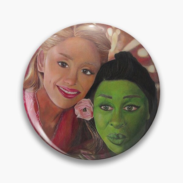 Item preview, Glinda and Elphaba Hand-Drawn Portrait designed and sold by silsketches.