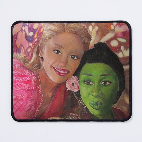 Item preview, Glinda and Elphaba Hand-Drawn Portrait designed and sold by silsketches.