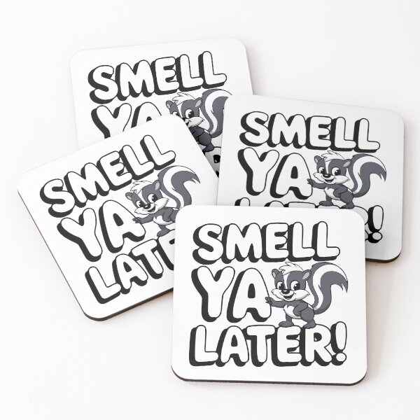 Item preview, Smell Ya Later! Cute Skunk Pun designed and sold by PMCreative.