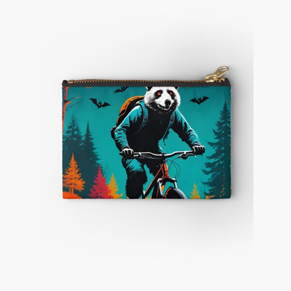 Item preview, Spooky MTB Riding Animals in a Dark and Eerie Halloween Forest designed and sold by GrizzlyCollective.
