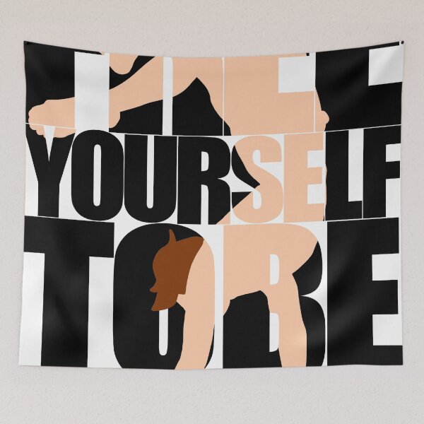 Item preview, Free Yourself Handstand Man designed and sold by Nude-is-Life.