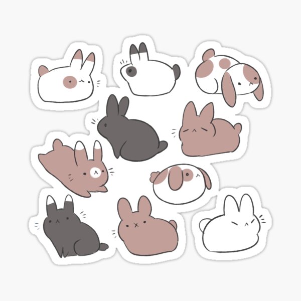 Item preview, bunnies designed and sold by snowysaur.