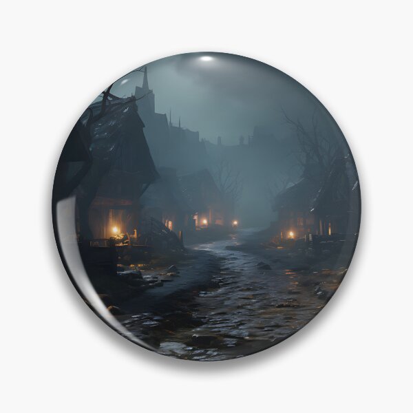 Item preview, Halloween - Spooky Village designed and sold by KootenayDesigns.