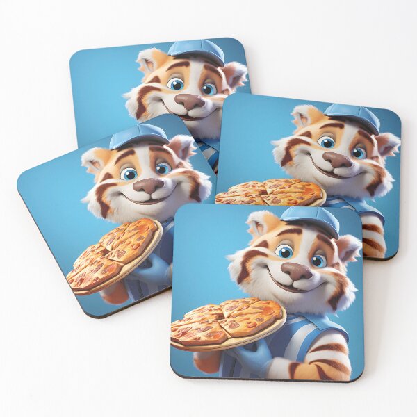 Item preview, Tiger brings pizza designed and sold by Mauswohn.