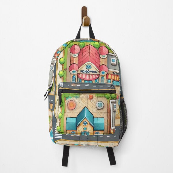 Item preview, Colorful Mini City Map Illustration – Cartoon Town Design designed and sold by Toncouponshop.