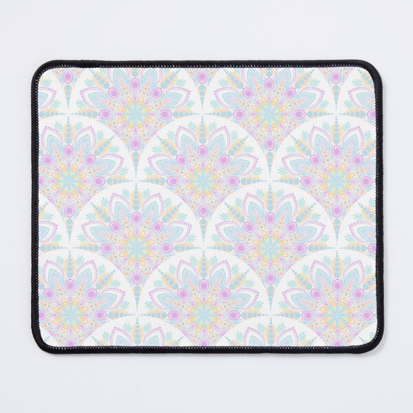 Item preview, Pastel Rainbow Ice Cream Sundae Art Deco Mandala designed and sold by Triplicate Limited.