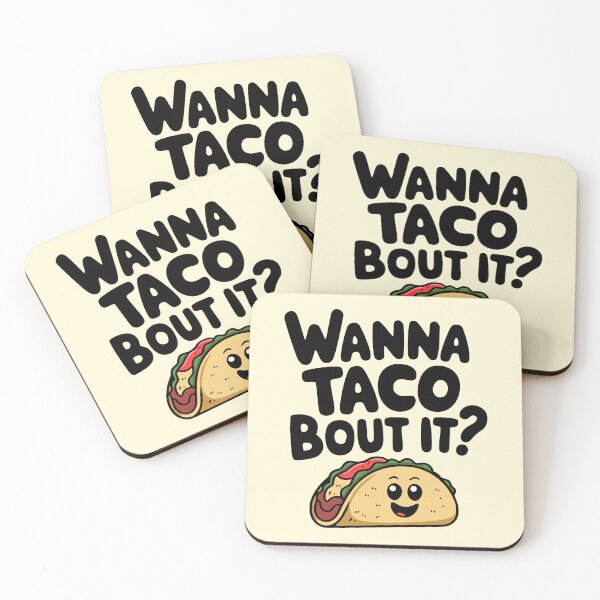 Item preview, Wanna Taco Bout It! Funny Taco Pun designed and sold by PMCreative.