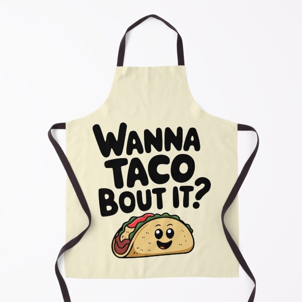 Item preview, Wanna Taco Bout It! Funny Taco Pun designed and sold by PMCreative.