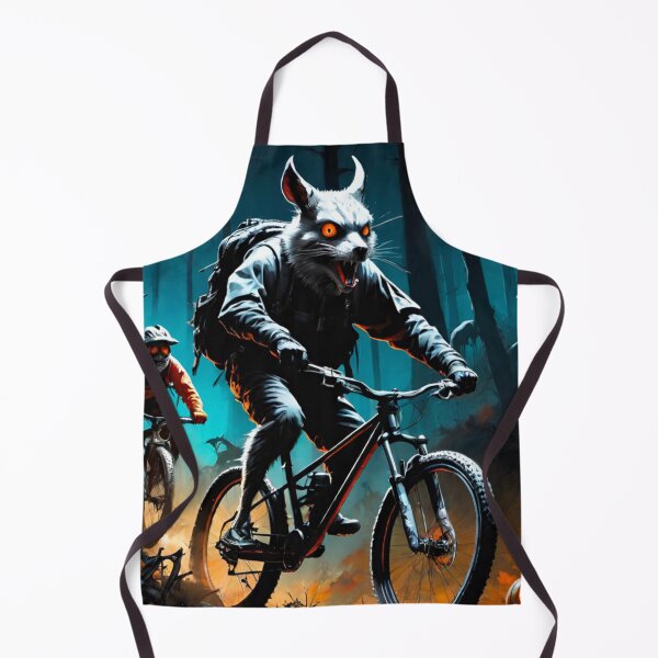 Item preview, Spooky Halloween Night MTB Ride with Animal Riders designed and sold by GrizzlyCollective.