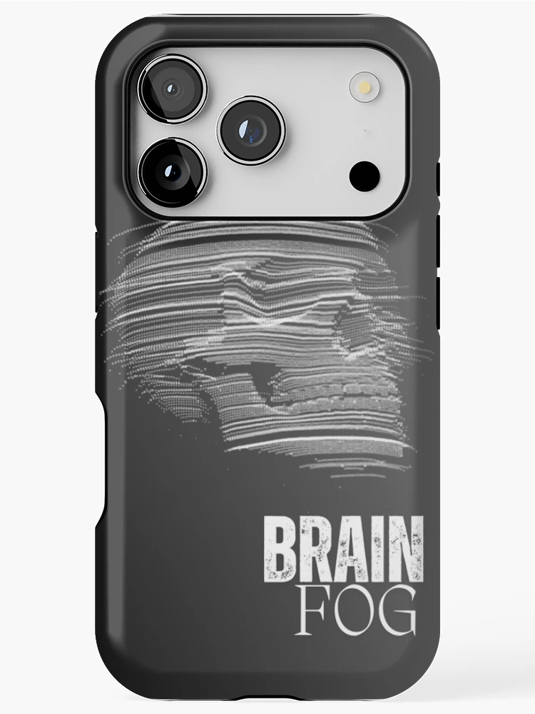 Thumbnail 1 of 4, iPhone Case, Brain Fog designed and sold by ReeReeDesigns.