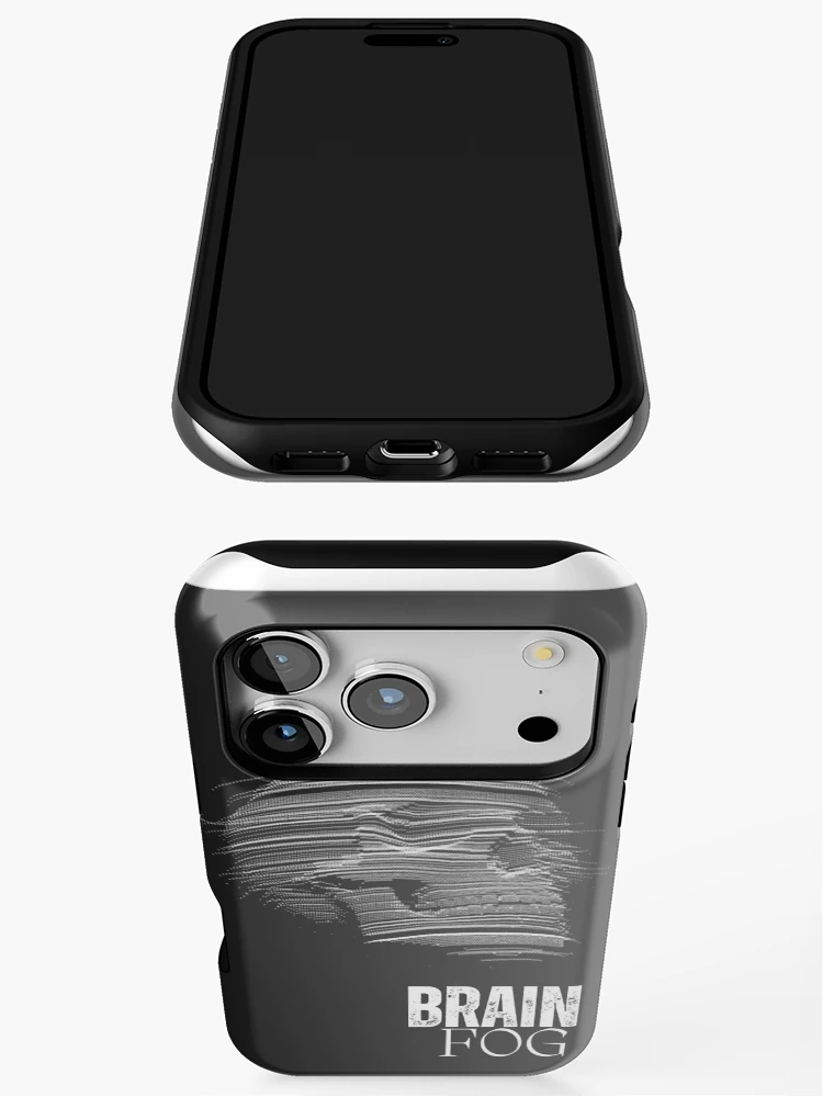 Thumbnail 3 of 4, iPhone Case, Brain Fog designed and sold by ReeReeDesigns.