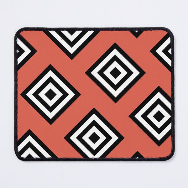 Item preview, The square thing on the orange background pattern designed and sold by Buawalee.