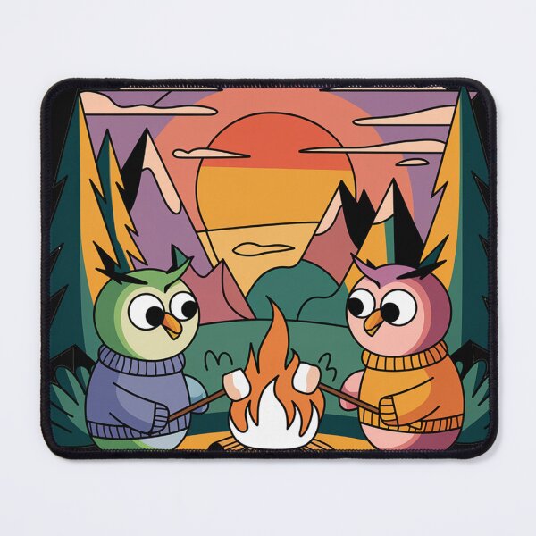 Item preview, Funny Owls Roasting Marshmallows Camping designed and sold by Nature's Fancy.