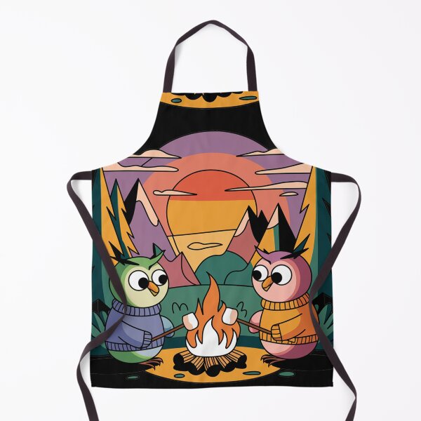 Item preview, Funny Owls Roasting Marshmallows Camping designed and sold by Nature's Fancy.