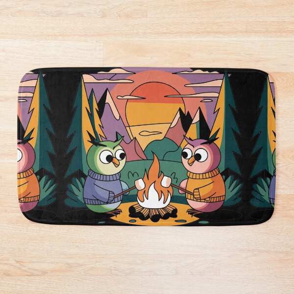 Item preview, Funny Owls Roasting Marshmallows Camping designed and sold by Nature's Fancy.