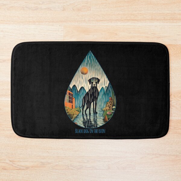 Item preview, Black Dog in the Rain I designed and sold by Rich La Bonté.